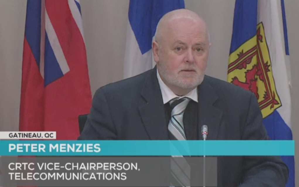 Peter Menzies leaving CRTC in July Peter Menzies leaving CRTC in July