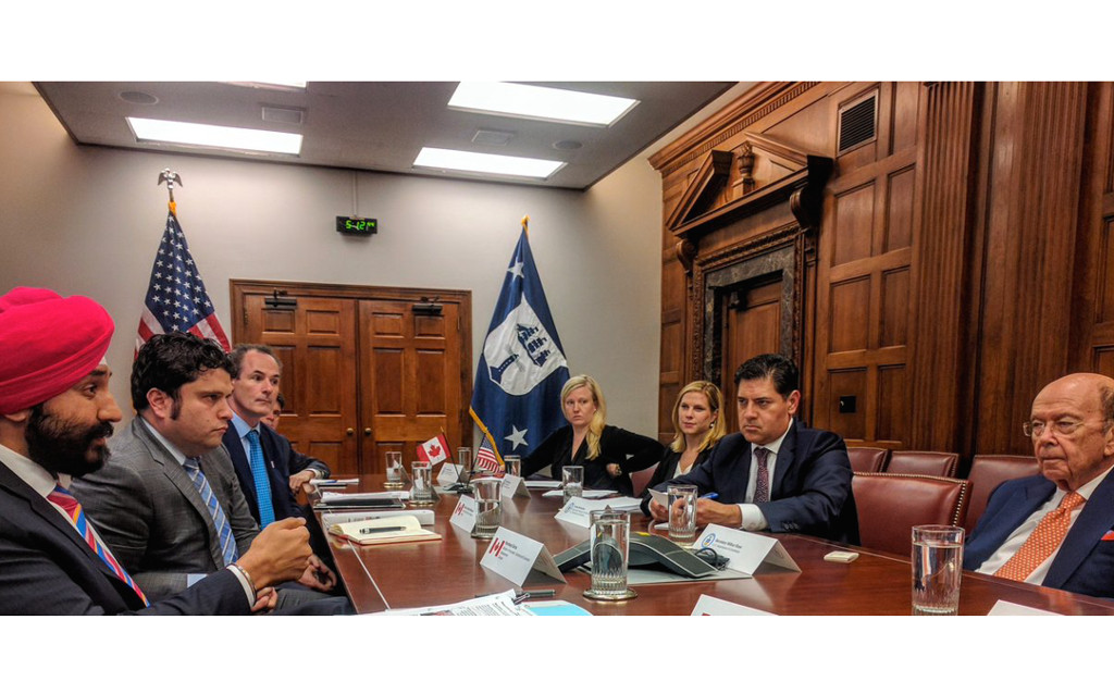Bains talks collaboration on autonomous cars in U.S. Bains talks collaboration on autonomous cars in U.S.