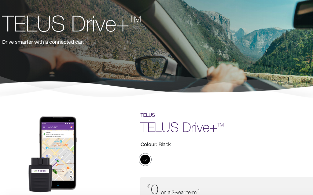Telus offering connected car device Telus offering connected car device