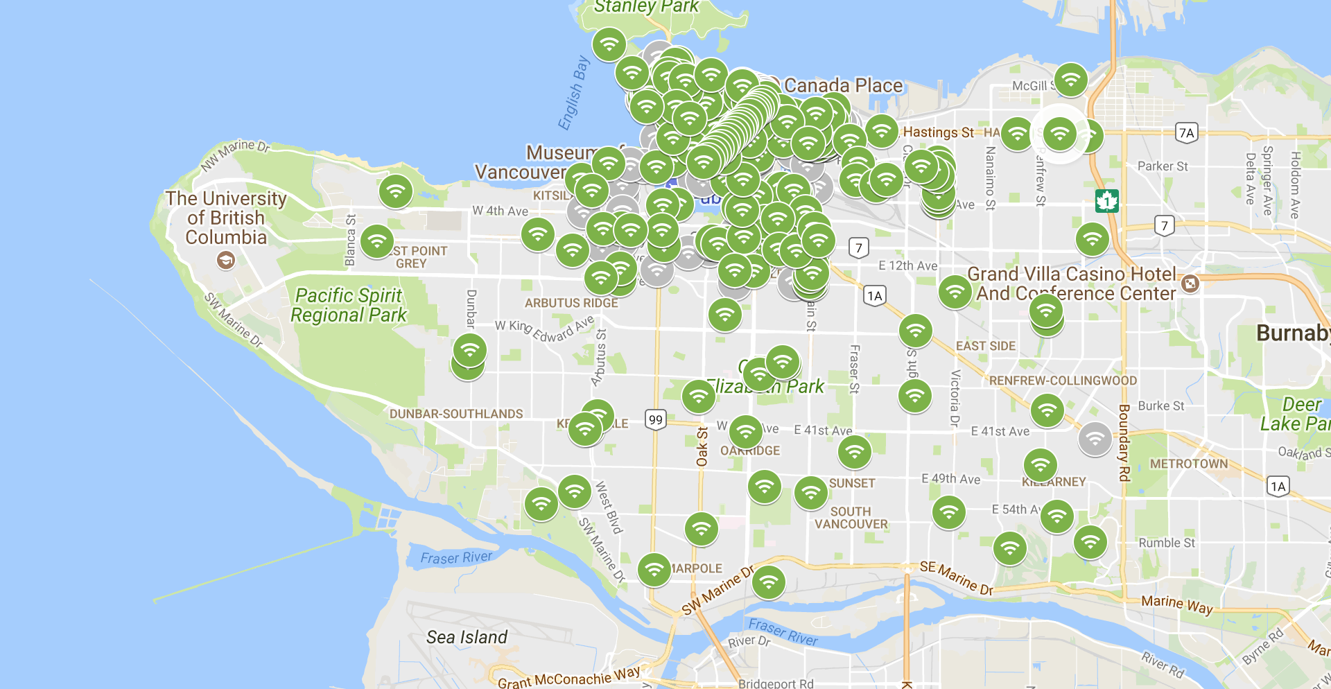 Vancouver now home to largest public WiFi network in Canada Vancouver now home to largest public WiFi network in Canada