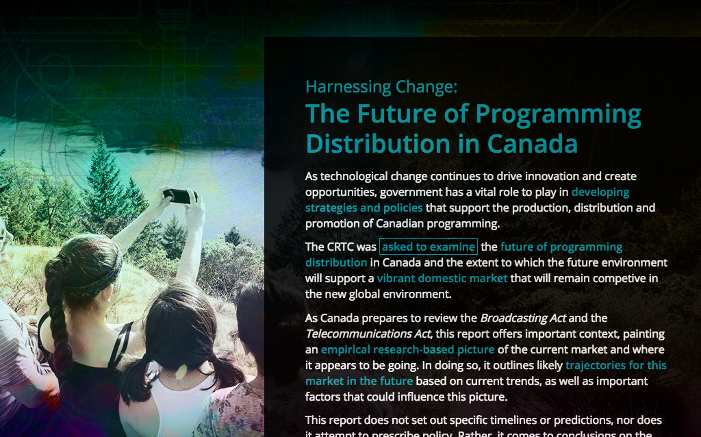 CRTC calls for ISPs to pay for CanCon, ‘equitable’ OTT contributions CRTC calls for ISPs to pay for CanCon, ‘equitable’ OTT contributions